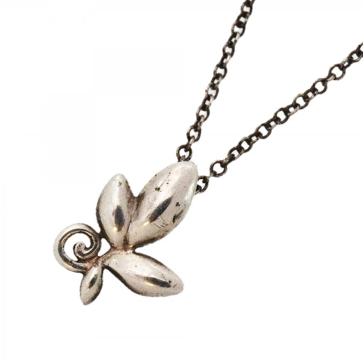 ★SALE【6jcb0598-k】ティファニー ネックレス オリーブリーフ シルバー925【中古】レディース