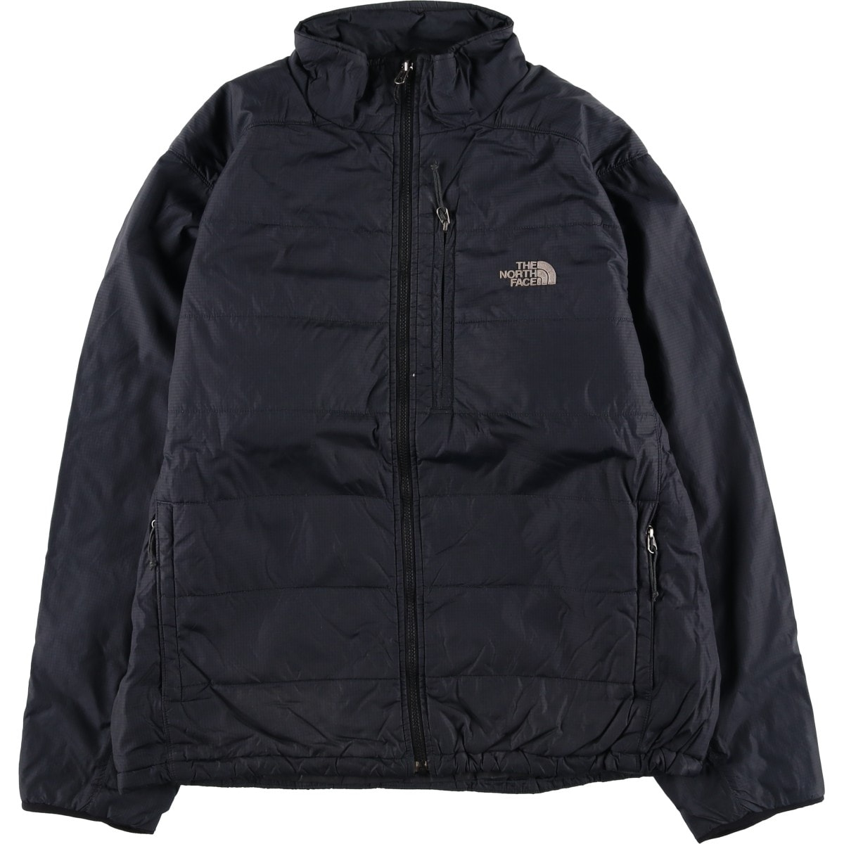 古着 ザノースフェイス THE NORTH FACE PRIMALOFT プリマロフトジャケット チェック柄 中綿ジャケット パファージャケット メンズXL相当/eaa599764