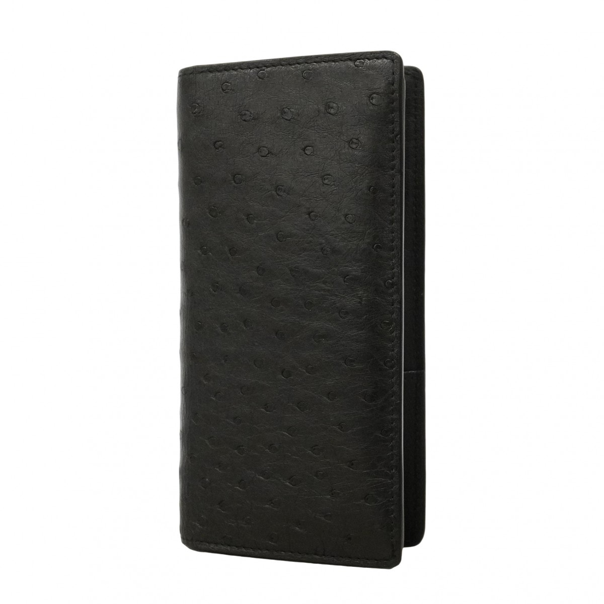 【6fd5278】ルイヴィトン 長財布 エキゾチック ポルトフォイユブラザ N92162 オーストリッチ ブラック【中古】メンズ