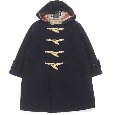 美品 バーバリー ダッフルコート GREENWICH ネイビー