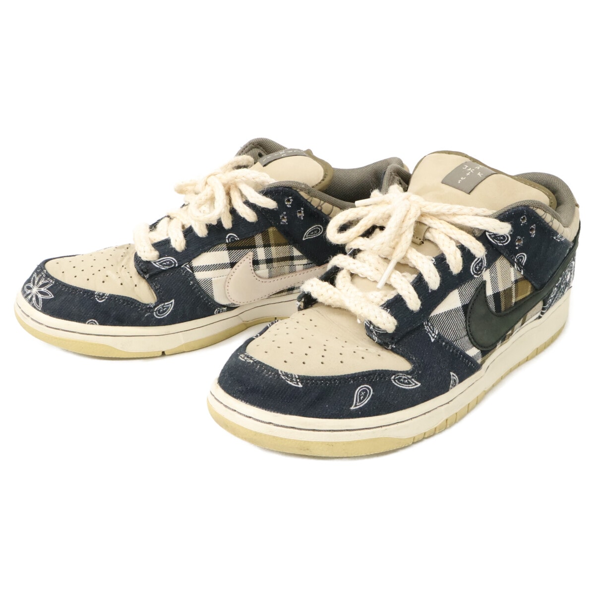 ナイキ xTravis Scott CT5053-001 SB DUNK LOW PRM QS ローカットスニーカー 28