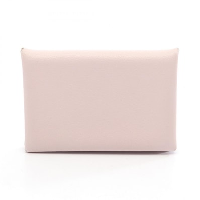 エルメス HERMES カルヴィ ローズドラジェ コインケース 財布 エバーカラー エバーカラー U刻印(2022年製造) レディース ピンク系 【中古】