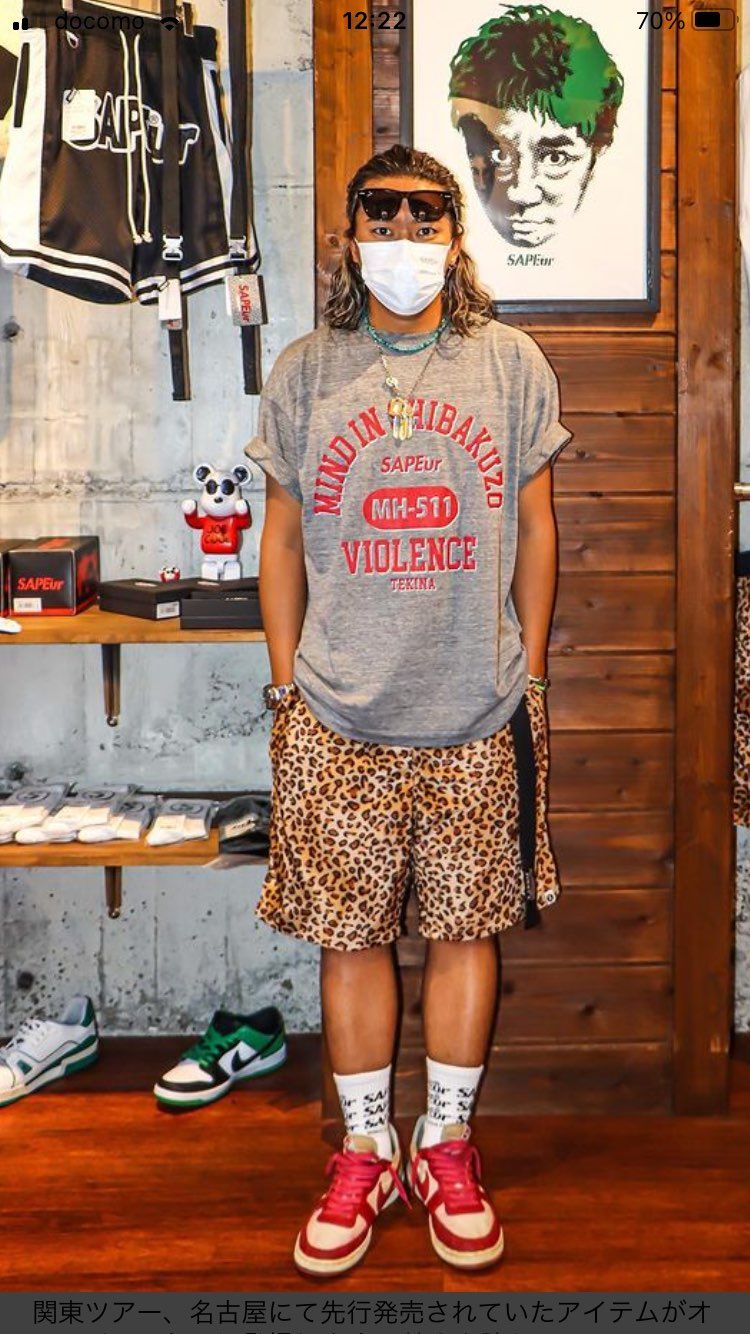 SAPEur × JIMMY'Z LEOPARD SHORTS サプール