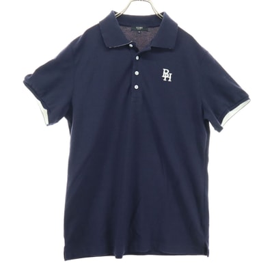 美品 BEAMS HEART ビームスハート 半袖 ポロシャツ M ネイビー