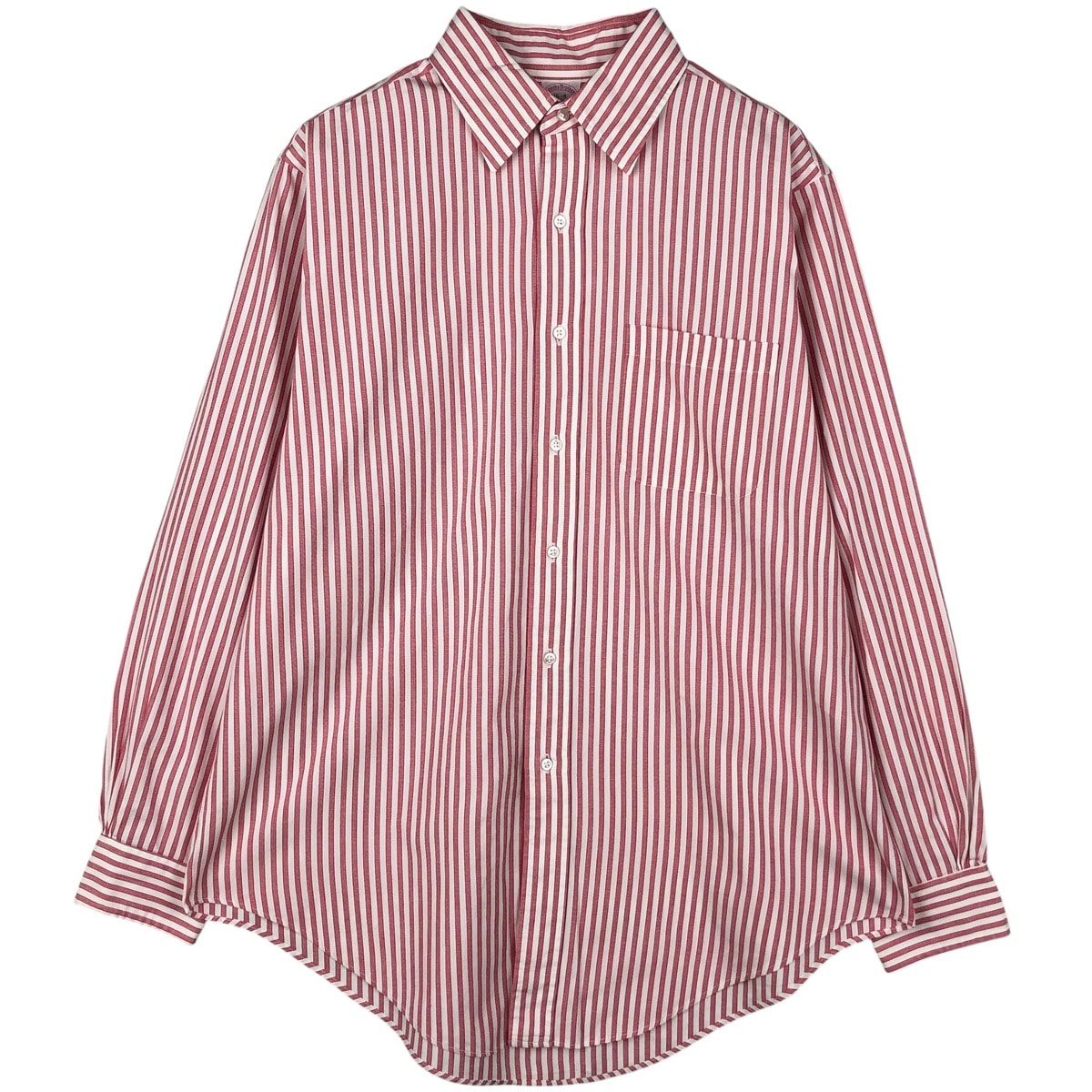古着 80~90年代 ブルックスブラザーズ Brooks Brothers MAKERS 長袖 ストライプシャツ USA製 メンズL相当 ヴィンテージ/eaa604684