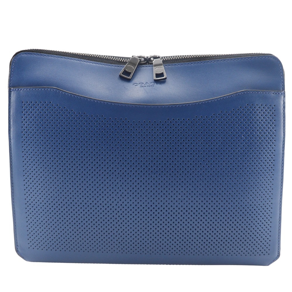 コーチ タブレットケース パンチング ユニセックスクラッチバッグ