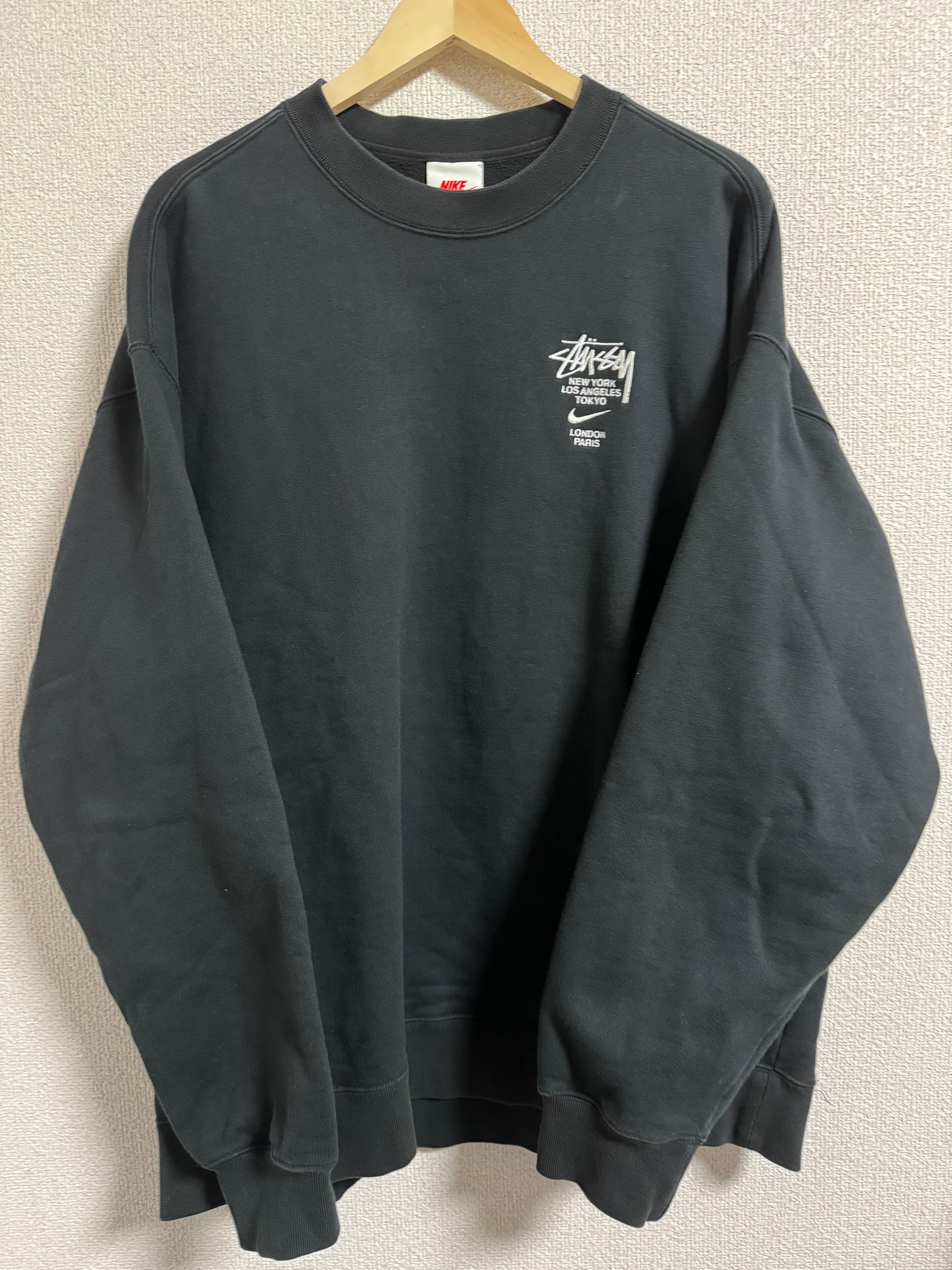Nike x Stussy International Crewneck Sweatshirt (US Size) "Black" DC4198-010