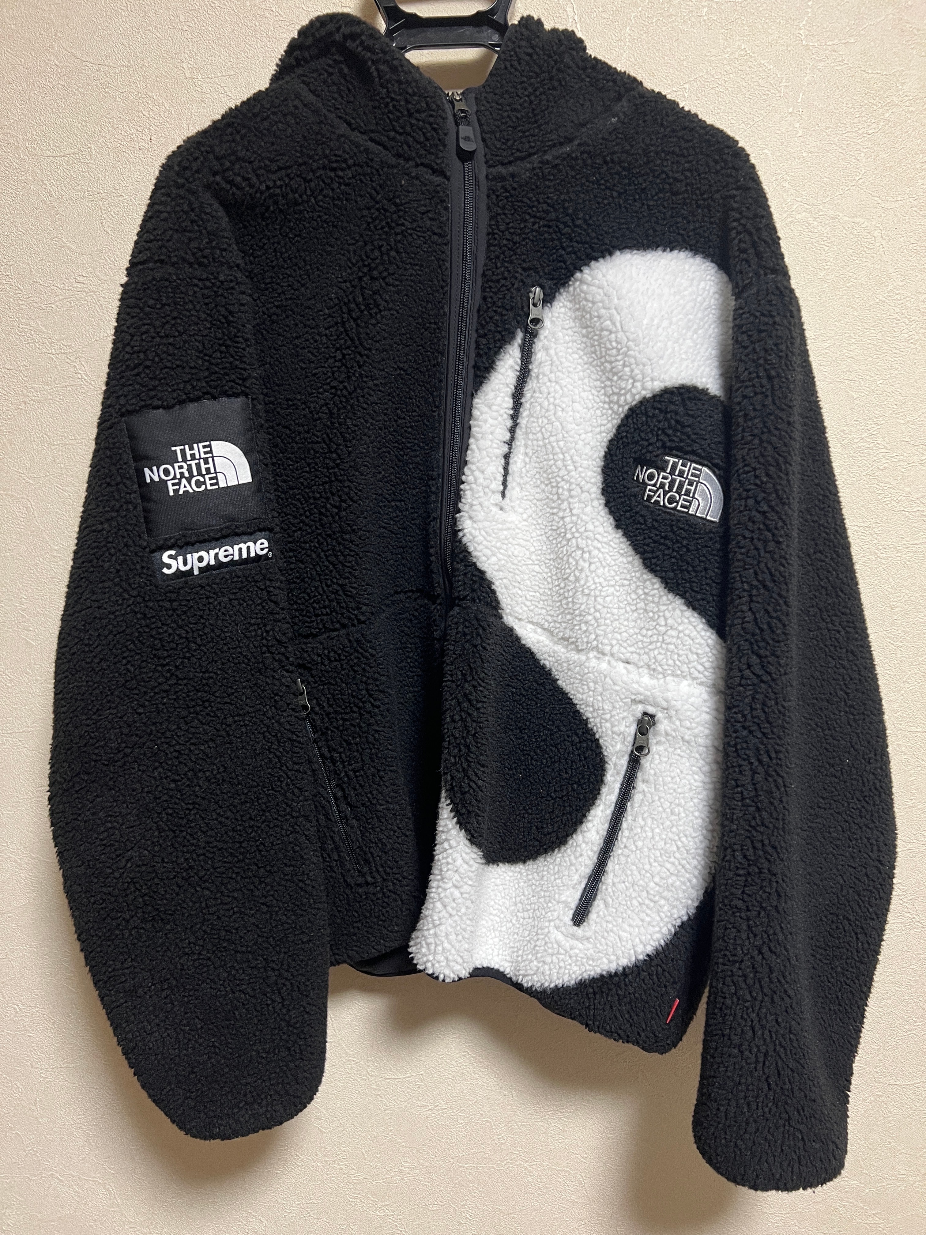 Supreme x The North Face S Logo Hooded Fleece Jacket "Black"