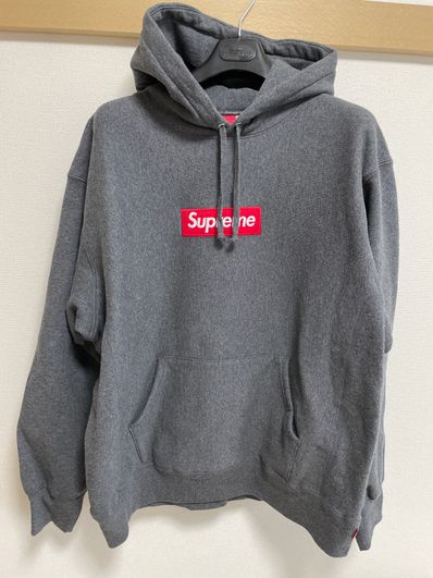 Supreme Box Logo Hooded Sweatshirt "Charcoal" (21FW)