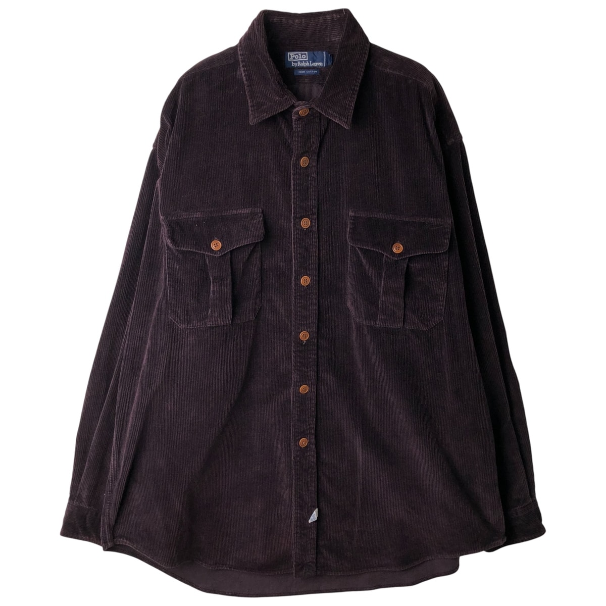 古着 ラルフローレン Ralph Lauren POLO by Ralph Lauren 長袖 コーデュロイシャツ メンズXL相当/eaa458323