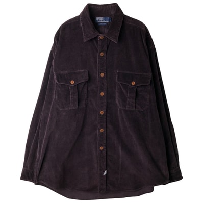 古着 ラルフローレン Ralph Lauren POLO by Ralph Lauren 長袖 コーデュロイシャツ メンズXL相当/eaa458323