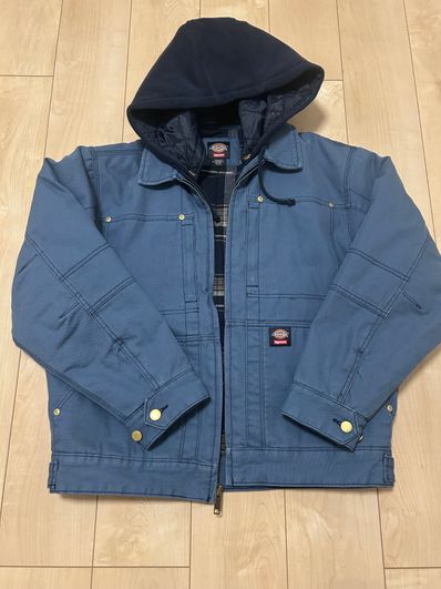 Supreme x Dickies Hooded Work Jacket "Royal"