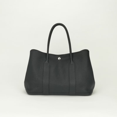 エルメス HERMES ガーデンパーティPM ガーデンパーティ PM ガーデンパーティ36 ガーデンパーティー バッグ トートバッグ ネゴンダ ノワール Noir ブラック Black 黒 シルバー金具 ハンドバッグ