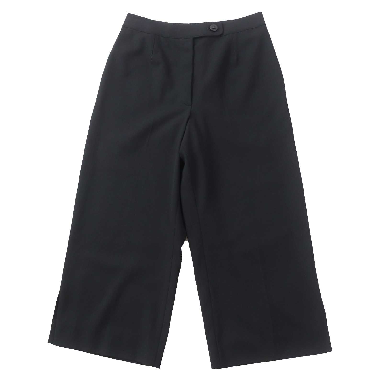 シャネル
 パンツ ブラック レディース 36 98C P10018