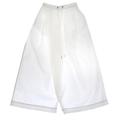 極美品 マルニ
パンツ KARATE TROUSERS ホワイト レディース 36 PAMA0074A1TCW64