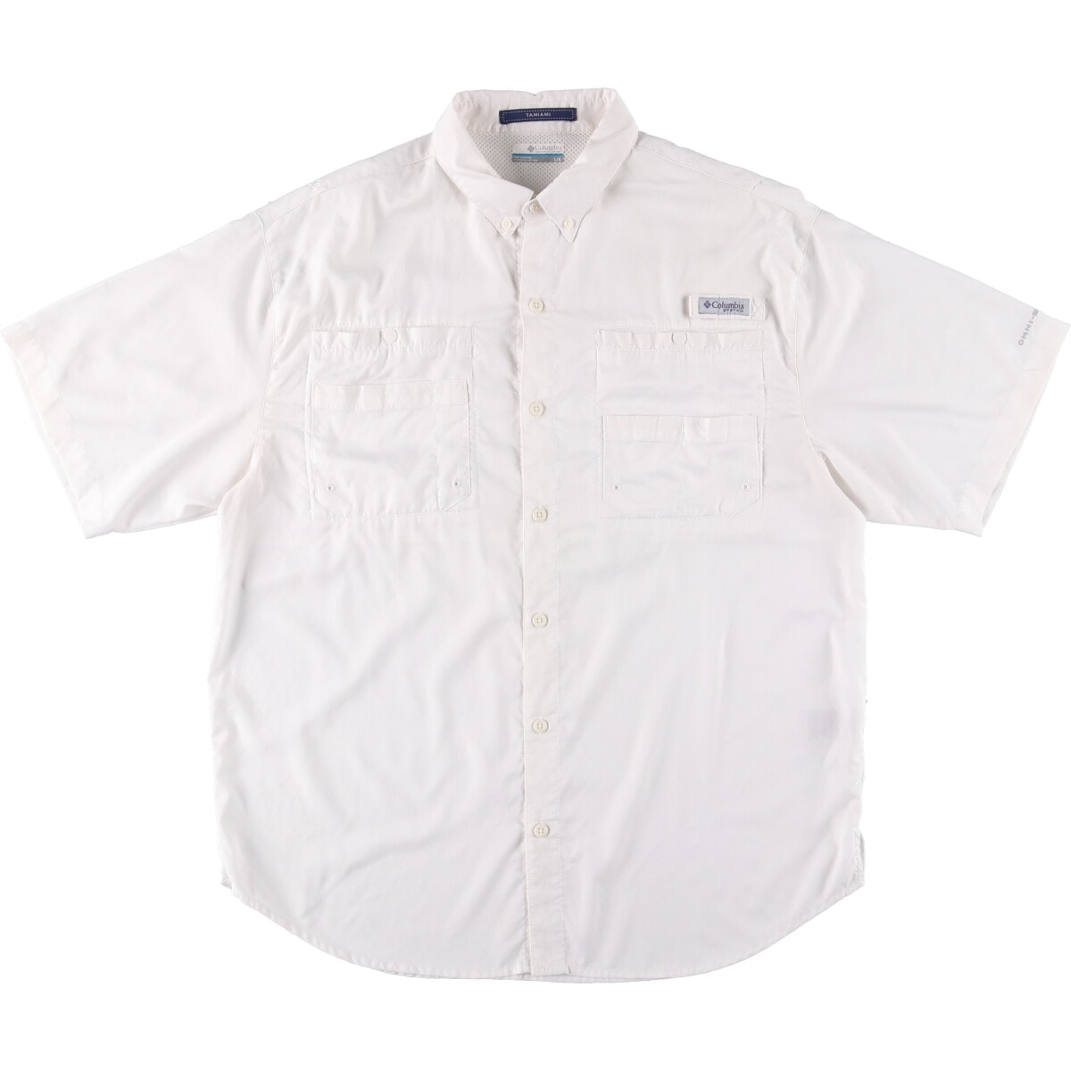古着 コロンビア Columbia PFG TAMIAMI ボタンダウン 半袖 フィッシングシャツ メンズL相当/eaa558361