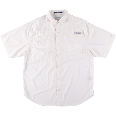 古着 コロンビア Columbia PFG TAMIAMI ボタンダウン 半袖 フィッシングシャツ メンズL相当/eaa558361