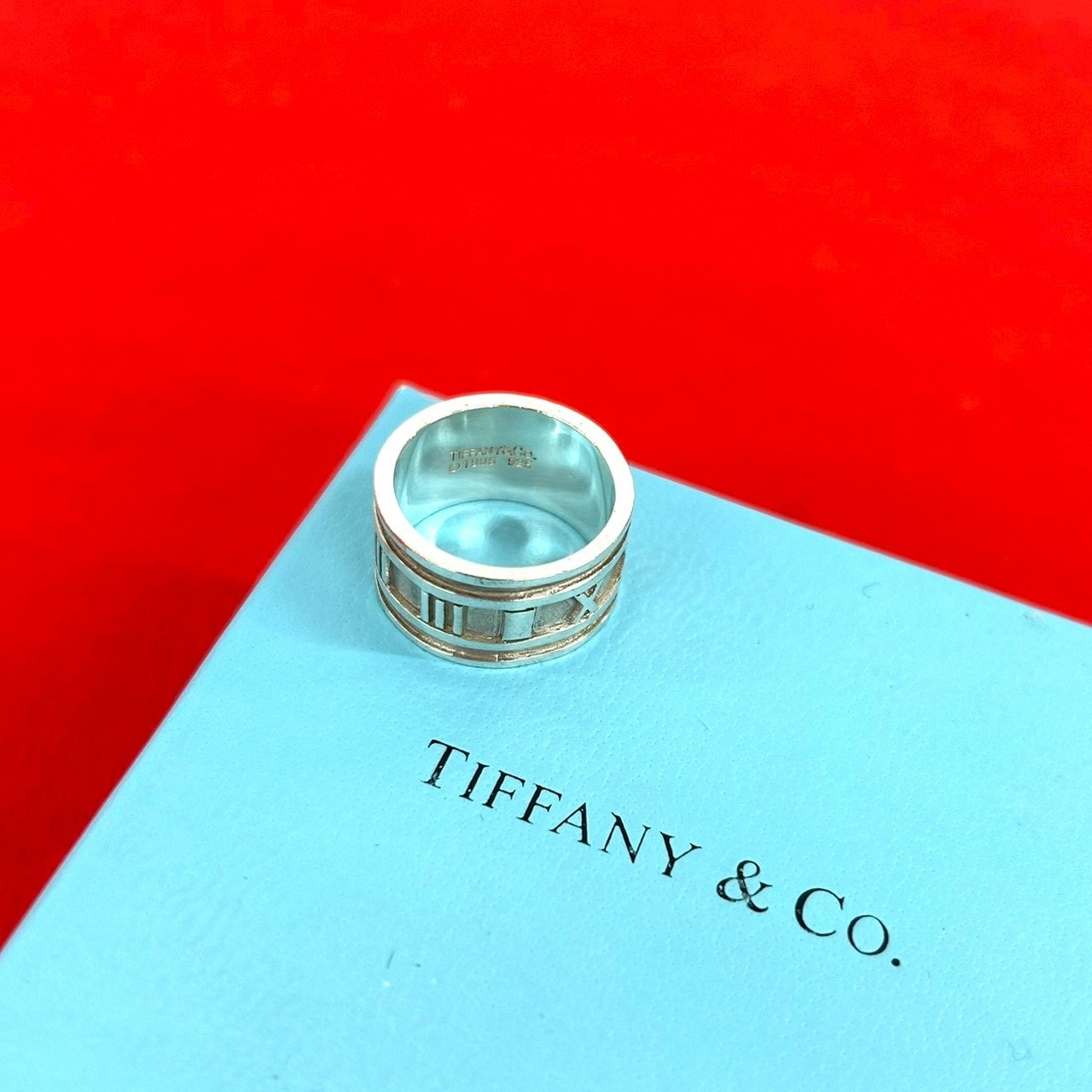TIFFANY&Co. ティファニー アトラス ワイド リング シルバー925 リング・指輪 13.5号 シルバー
 22964