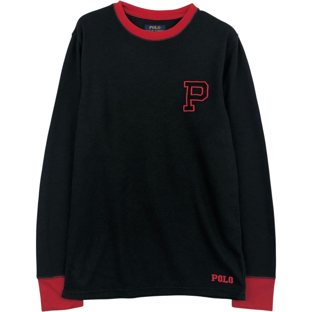 古着 ラルフローレン Ralph Lauren POLO RALPH LAUREN SLEEPWEAR サーマルロンT ハニカム メンズM相当/eaa628356