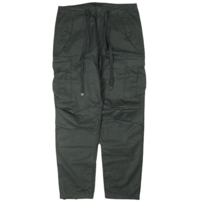 TOM FORD トムフォード イタリア製 Twill Drawstring Combat Pant コットンツイルドローストリング カーゴパンツ BZ132 TFP252 33 BLACK コンバット ボトムス g26844