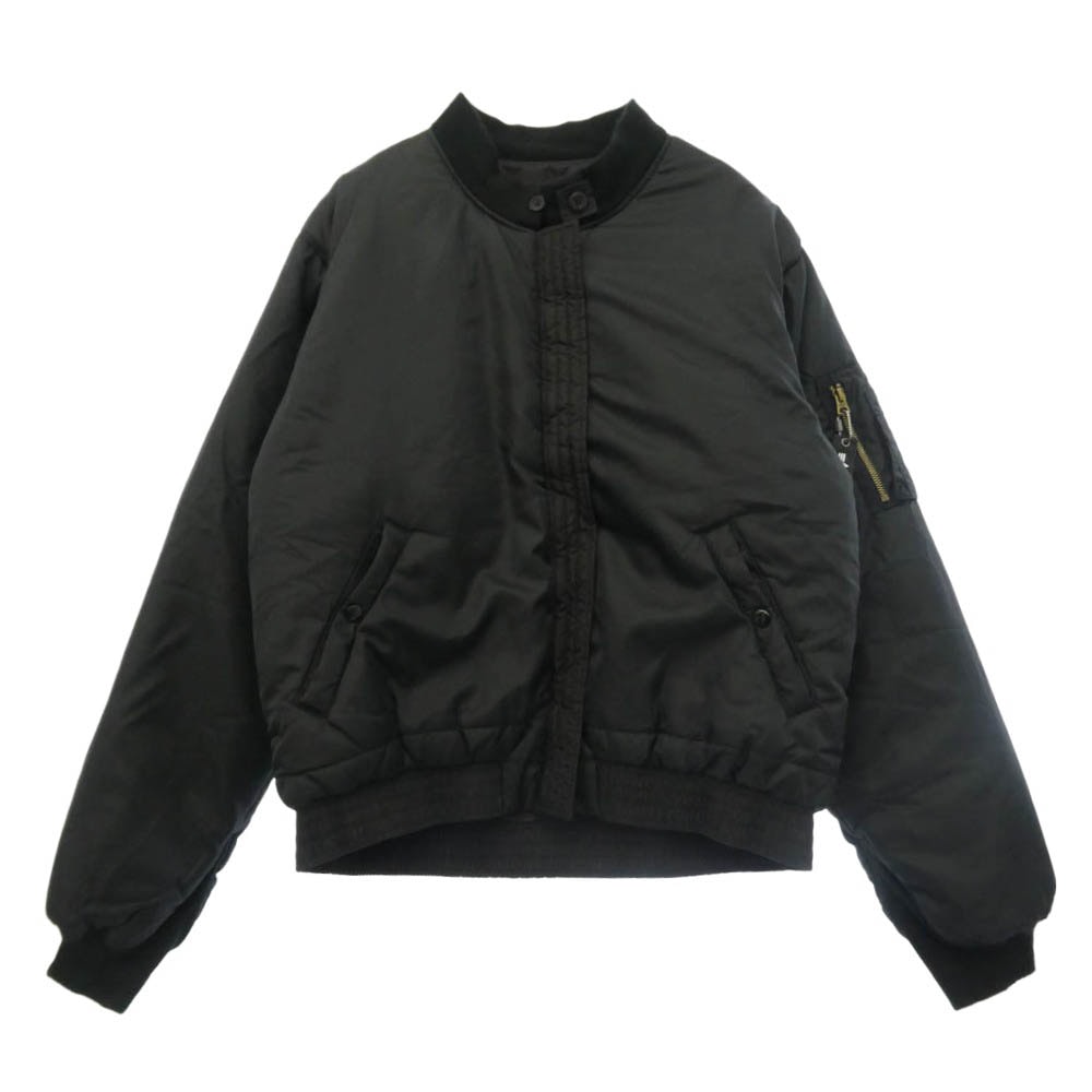 COMME des GARCONS コムデギャルソン ALPHA アルファ SZ-J033 CDG ALPHA INDUSTRIES REVERSIBLE WEP JACKET アルファ リバーシブル ブルゾン ジャケット ブラック系 XL 8.5D【中古】