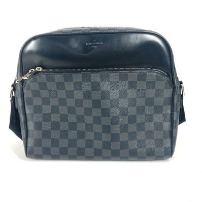 ルイヴィトン LOUIS VUITTON デイトンPM N41408 ダミエグラフィット カバン 斜め掛け メッセンジャーバッグ ショルダーバッグ ダミエグラフィットキャンバス ブラック