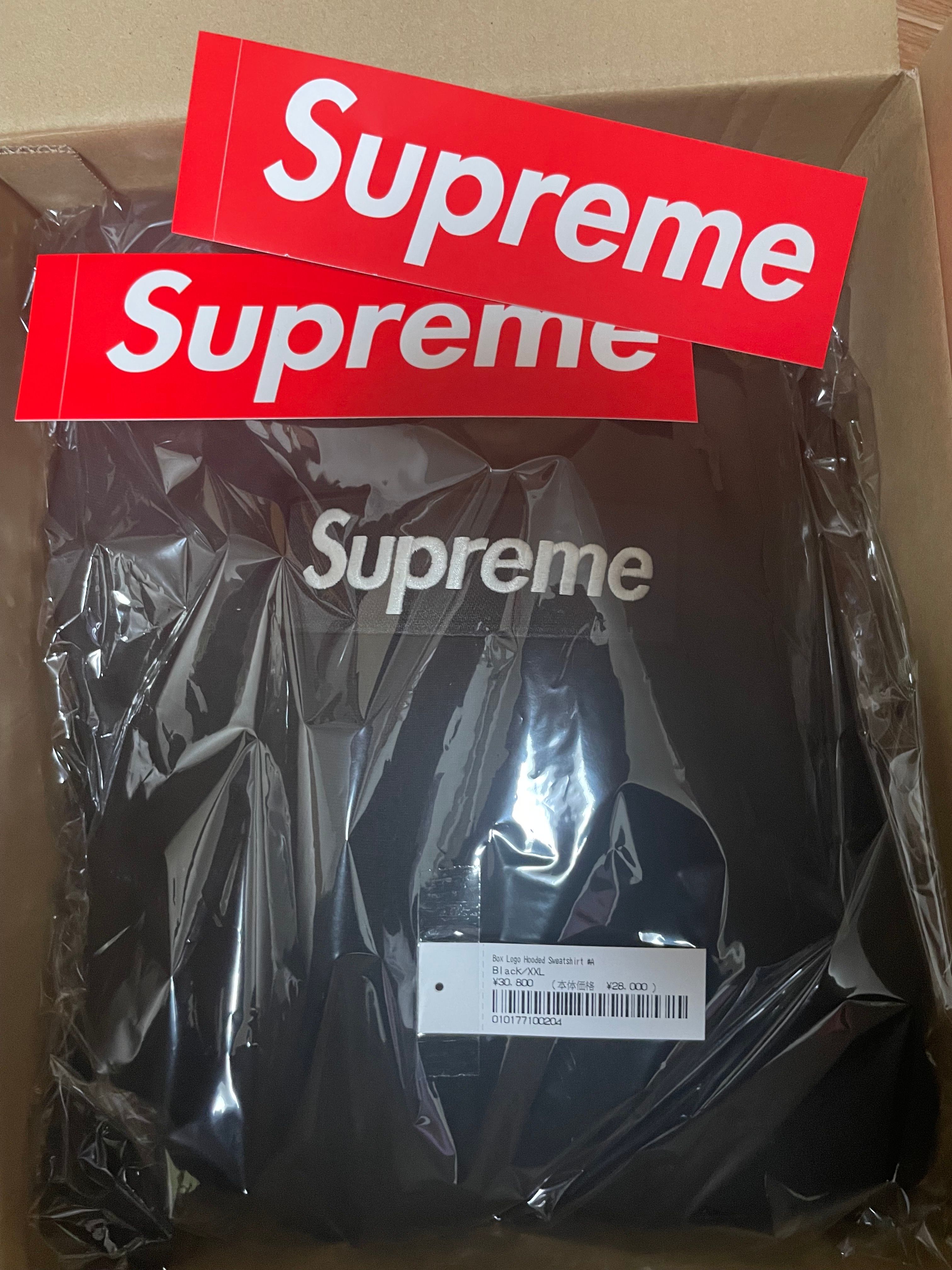 Supreme Box Logo Hooded Sweatshirt "Black" (23FW)