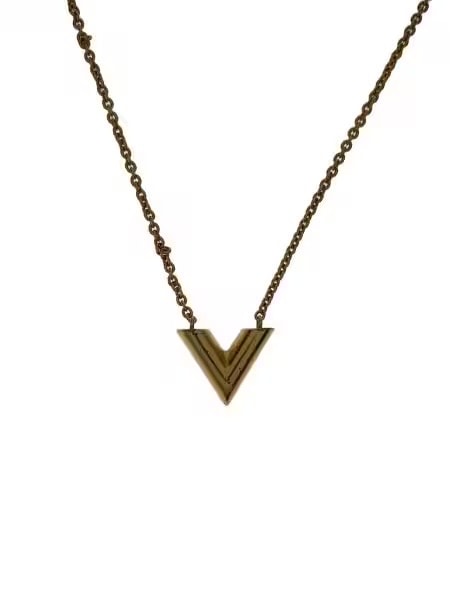 Louis Vuitton Essential V Necklace "Gold"