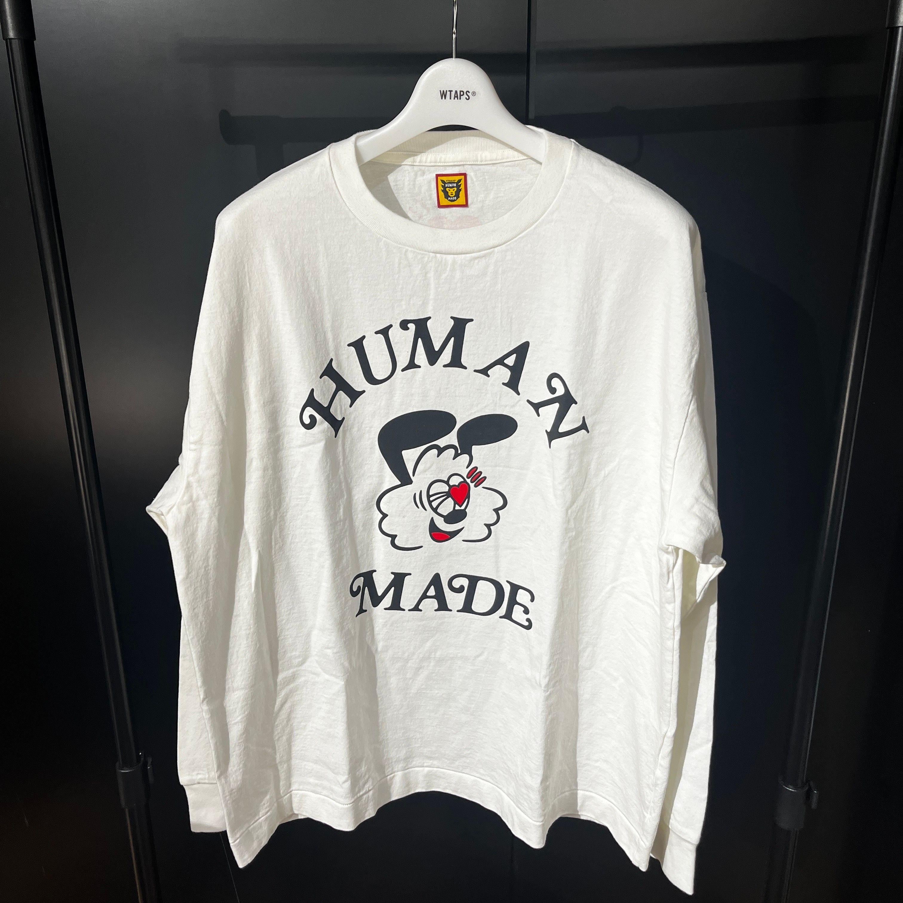 HUMAN MADE GDC Valentine's Day L/S T-Shirt "White" / VERDY