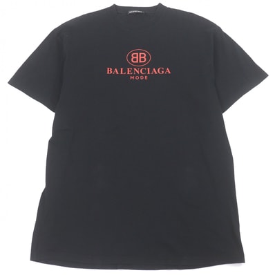 美品 バレンシアガ 半袖Tシャツ ブラック メンズ XS 508203