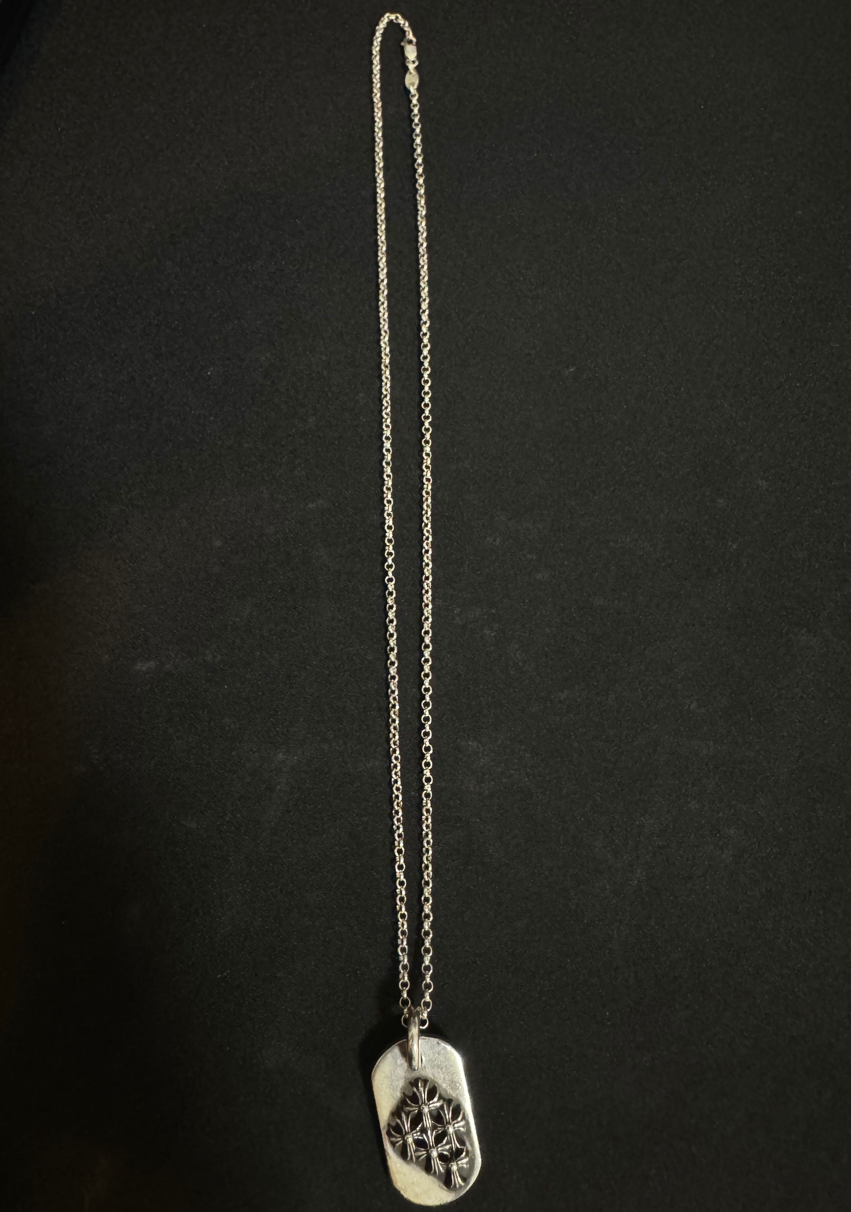 Chrome Hearts Roll Chain Necklace "Silver"