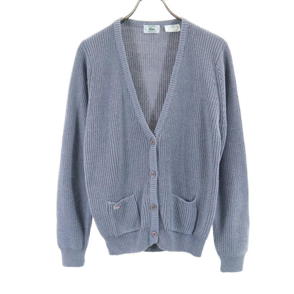 LACOSTE 90s 長袖 ニット カーディガン