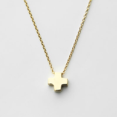 ティファニー TIFFANY&Co. ローマンクロス Au750 ネックレス【中古】