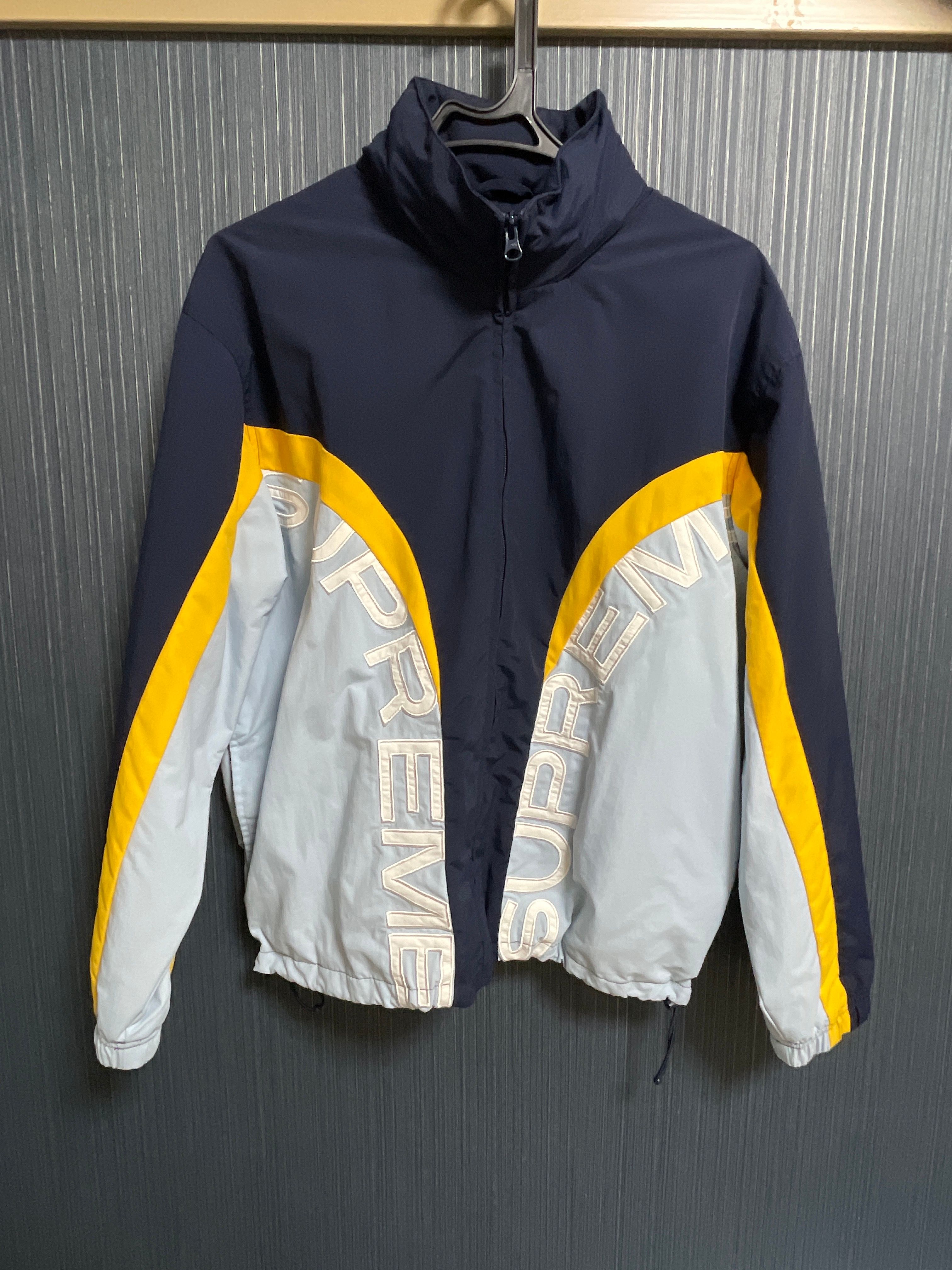 Supreme Curve Track Jacket "Navy"