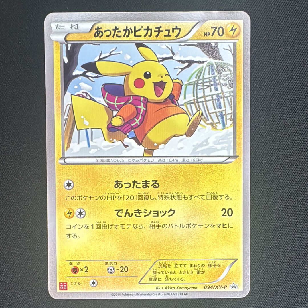 あったかピカチュウ: プロモ[XY-P 094/XY-P](プロモーションカード「XY-P」)