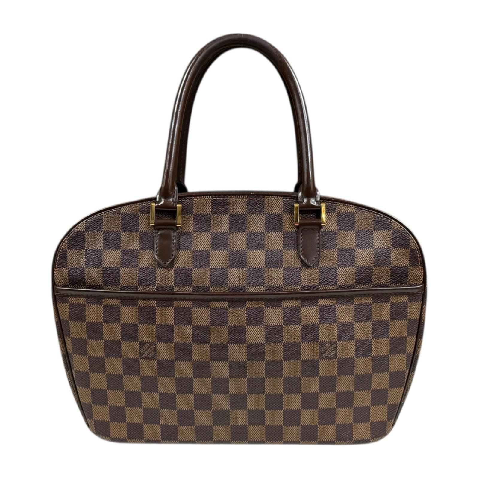 ルイヴィトン サリア オリゾンタル ダミエ ハンドバッグ ダミエキャンバス N51282 ブラウン レディース LOUIS VUITTON  中古