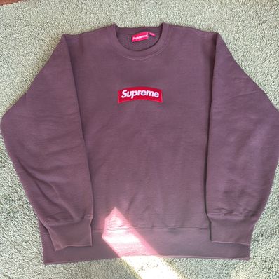 Supreme Box Logo Crewneck "Brown" (22FW)