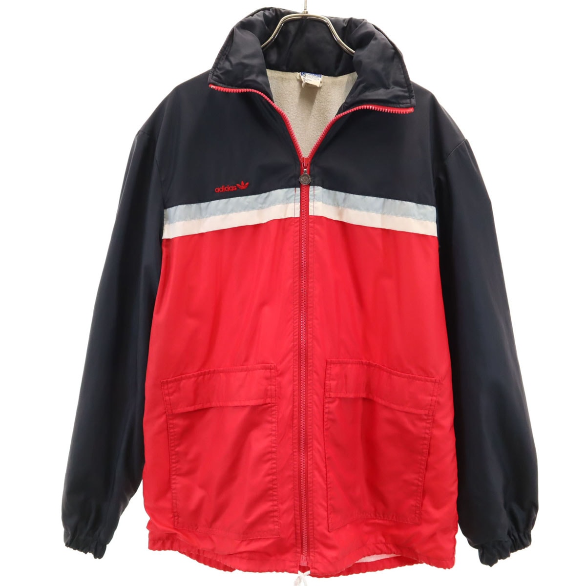 adidas アディダス 70s ヴィンテージ 西ドイツタグ デサント ナイロンジャケット 94-5 レッド