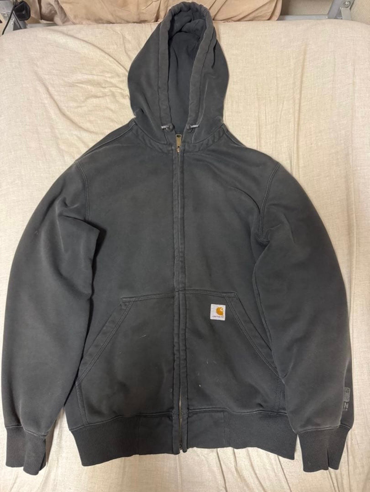 Carhartt Midweight Zip Front Sweat Parka "Black"