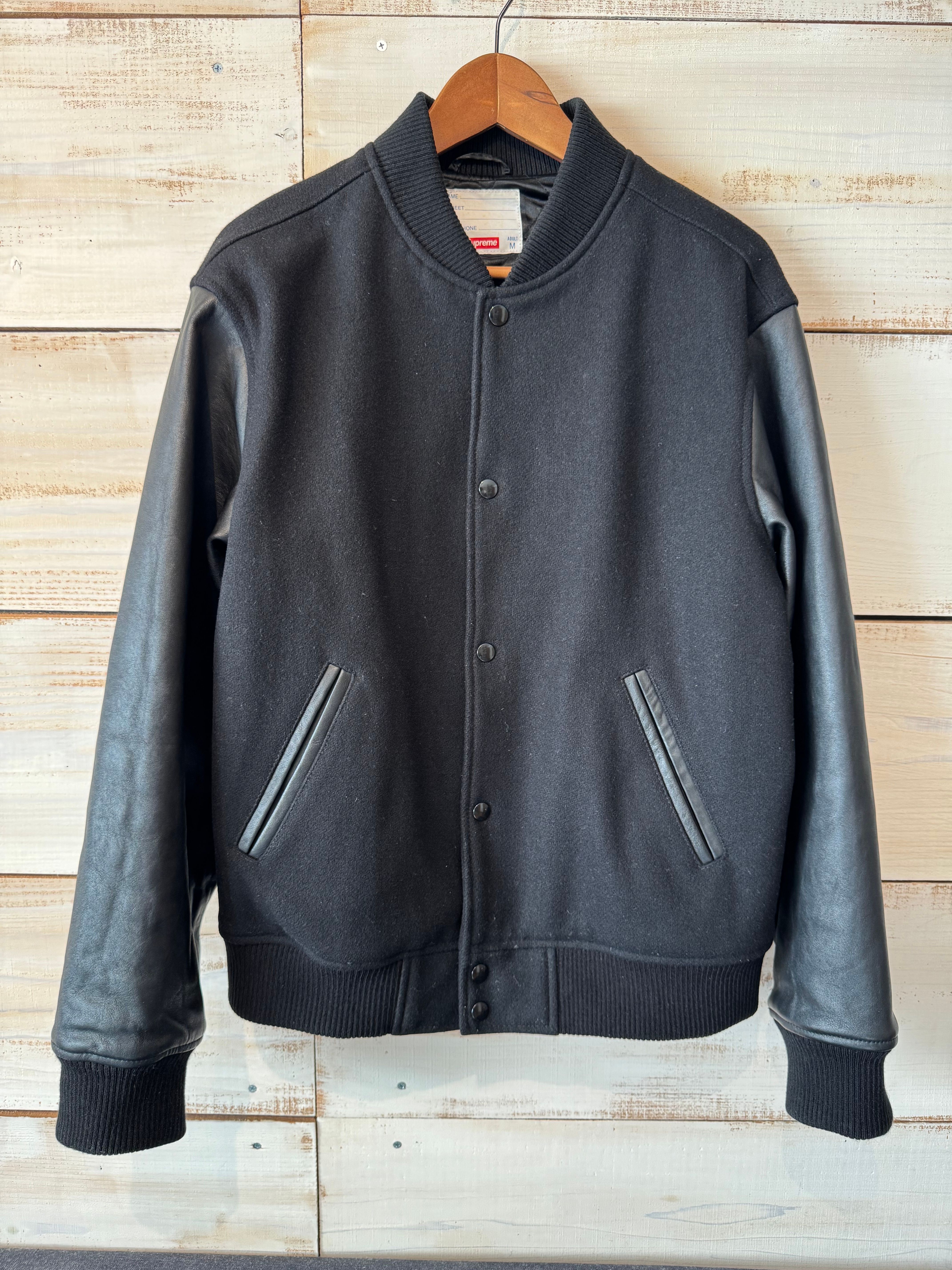Supreme Motion Logo Varsity Jacket "Black"
