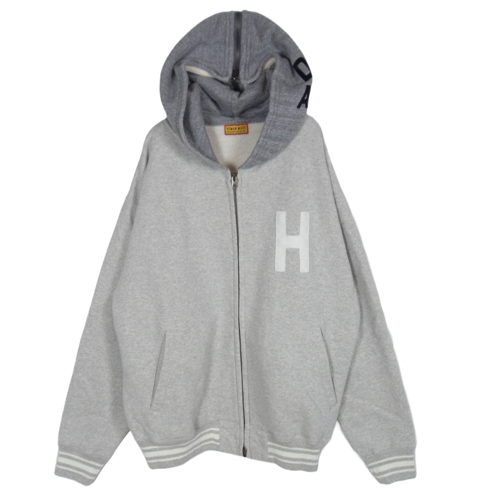HUMAN MADE ZIP-UP HOODED SWEATSHIRT 