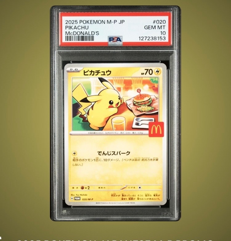 ピカチュウ P [M-P 020](プロモカードパック「マクドナルド ハッピーセット2025」)