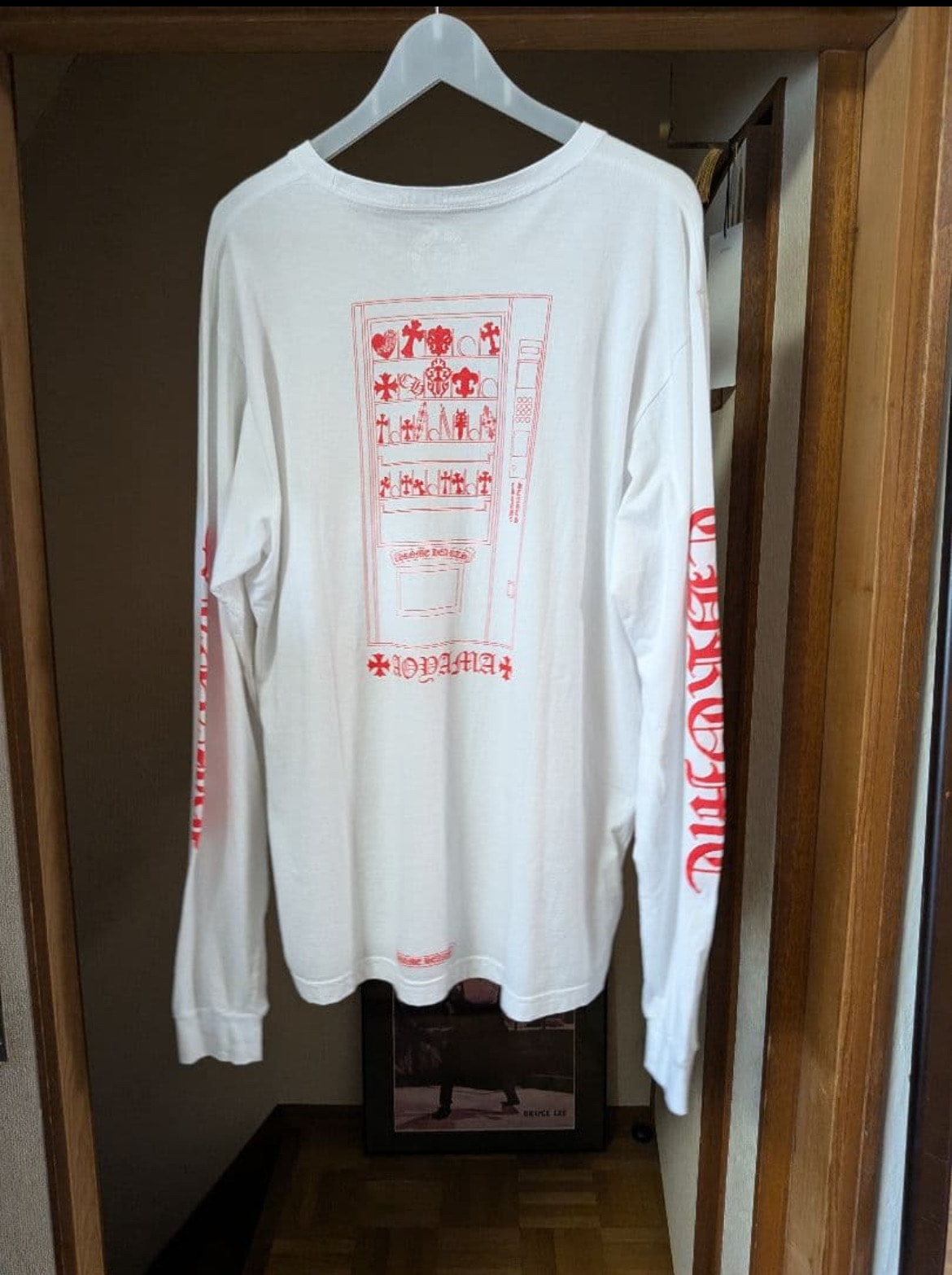 Chrome Hearts Aoyama Exclusive L/S PocketT-Shirt "White/Red"