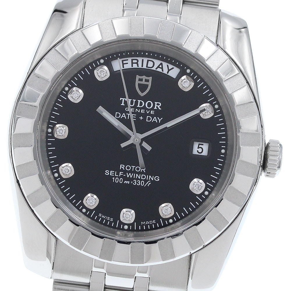 チュードル クラシック デイトデイ 23010 メンズ 【中古】