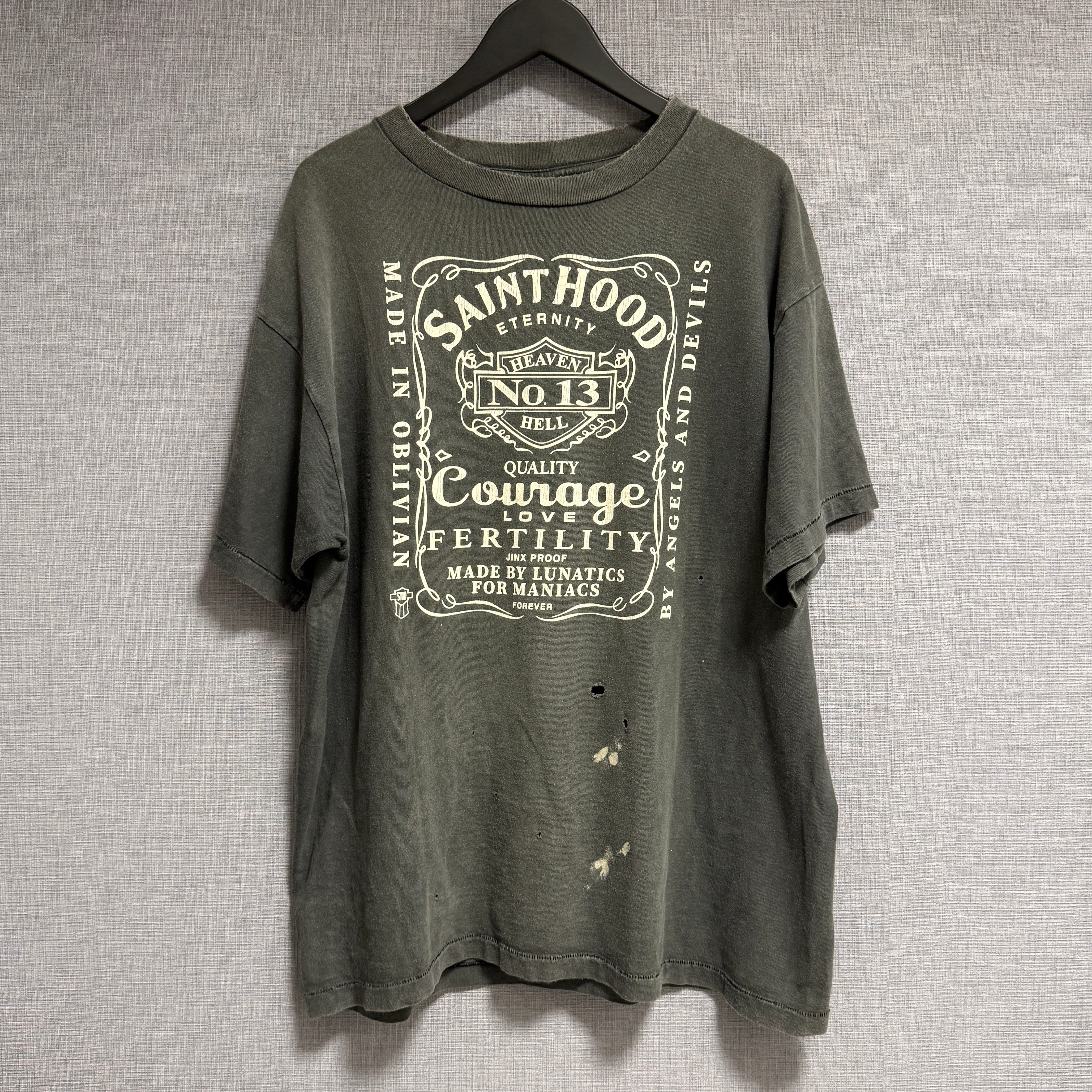 SAINT Mxxxxxx x NEIGHBORHOOD STHD SS Tee/Skull Bike "Black"