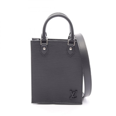 ルイ・ヴィトン LOUIS VUITTON プティット サックプラ 2WAY ハンドバッグ バッグ レザー エピ ノワール レディース ブラック系 M69441 【中古】