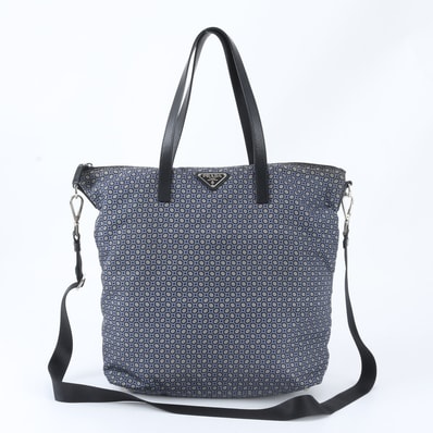 ■極美品 プラダ テスート ナイロントート バッグ レザー×ナイロン