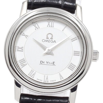 オメガ デビル 4870.33.01 クォーツ レディース 【中古】