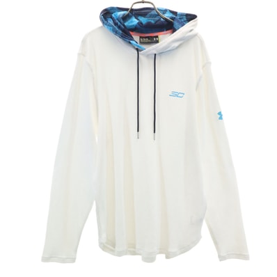 UNDER ARMOUR アンダーアーマー 長袖 パーカー XL オフホワイト