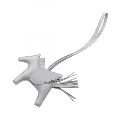 エルメス HERMES ロデオペガサスPM グリパンタン チャーム アクセサリー アニョーミロ / ヴォースイフト アニョーミロ K刻印(2025年製造) レディース グレー系 【中古】